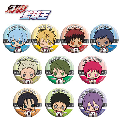 THE BASKETBALL WHICH KUROKO PLAYS - LAST GAME (幻影籃球王) - CAPSULE CAN BADGE COLLECTION