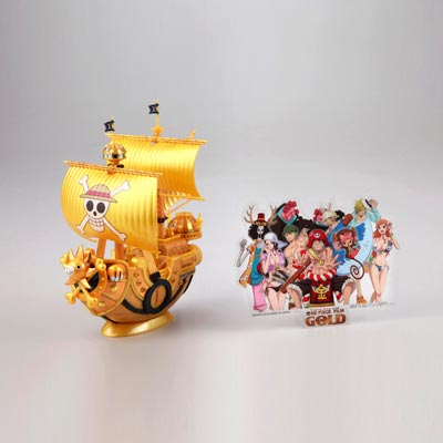 GRAND SHIP COLLECTION - THOUSAND SUNNY SHIP FILM GOLD COLOR VER. (烈陽號 - 海賊船 )