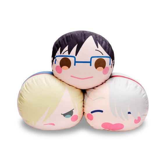 YURI ON ICE MUNIMUNI MASRHMALLOW MASCOT BIG VER. YURI KATSUKI, VICTOR NIKIFOROV, YURI PLISETSKY